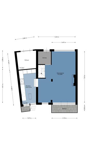 Floor Plan 3 - Rottekade 167