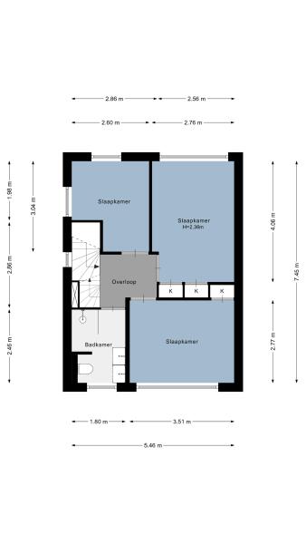 Floor Plan 5 - Rottekade 167